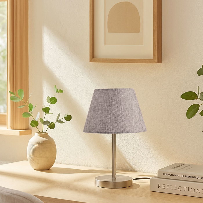 Opviq AYD-3405 Lámpara de Mesa Gris